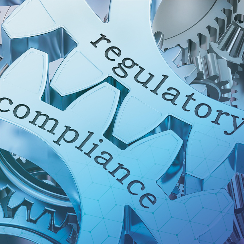 regulatory and compliance gears working