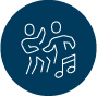 Icon of people dancing